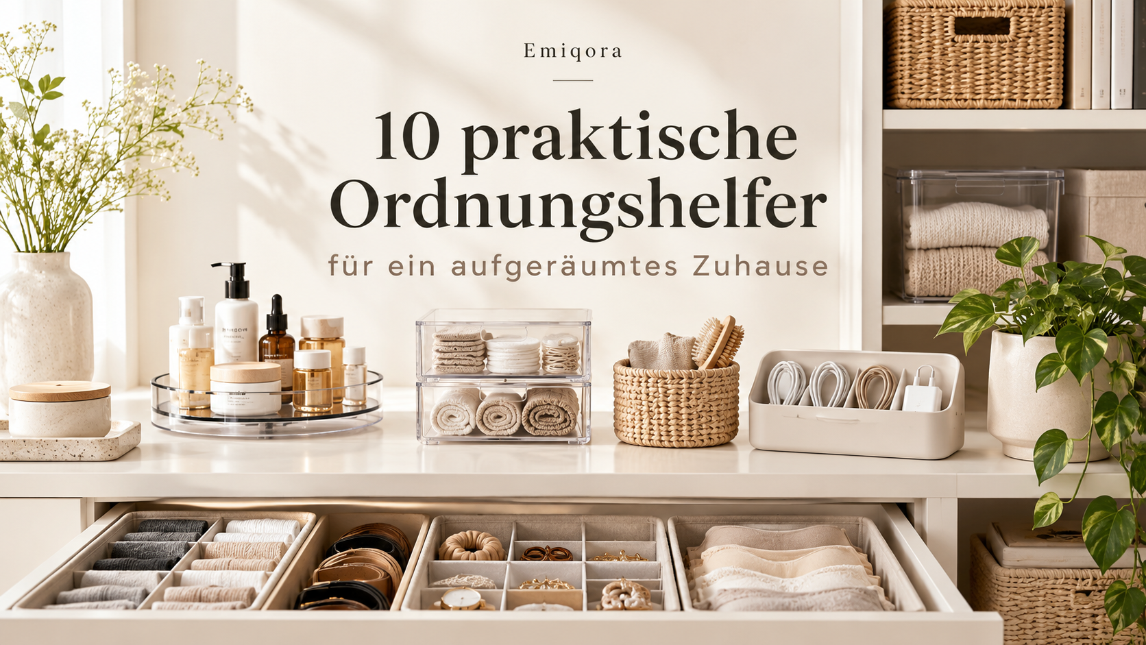 10 praktische Ordnungshelfer für ein aufgeräumtes Zuhause